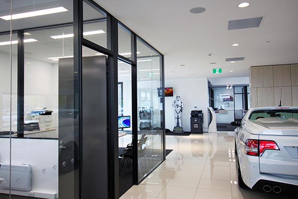 Car Showroom Aluminium